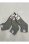 3 Pieces Cotton Solid Colored Short Towel Men's Booties - 2