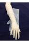 Evening Dress Bridal Gloves Long White Lycra Tulle – Gloves, Stylish Design, Women's Accessory - 7
