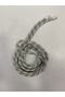 Double Breasted Fastening Device Rope Cord Backdrop Curtain Cornice Tactical Gray&cream