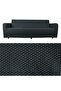 Honeycomb Fabric Sofa, Sofa, Sofa Bed Cover, 3-Seater Sofa Cover, Elastic, Flexible, Anthracite
