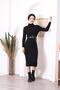 Women's Hijab Turtleneck Knitwear Pencil Dress - 2