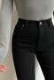 Jeans Black High Waist Lycra Flared Leg Women's Jeans - 3