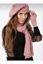 Women's Adult 3-Piece Painter Set Scarf Beret Gloves Knitwear Set - 5