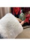 Women's Oversize Jeans Coat with Sleeves and Complete White Fur Inside - 2