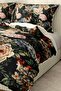 Duvet Cover Set 100% Cotton Satin Fitted Sheet Deluxe Collection Double 3d Dance - 3
