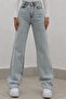 Liya Blue Ice Snow Women's Lycra Blue Super High Waist Pants - 6