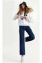 Nessie Flexible High Waist Lycra Wide Leg Jeans - Wide Leg - 6