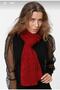 Women's Stylish Scarf with Knit Detail - Valentine's Day Gift - 3