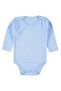 Grey-Blue 2 Pieces Long Sleeve Baby Body Hbbc1010 - 2