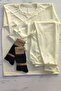 Wool Suit, Winter Warm Underwear, 2 Pairs of Socks as a Gift - 2