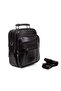Black Genuine Leather Hand and Shoulder Bag with Steel Case 100% Genuine Leather - 4