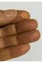 Metallic Coating Snowflake Plastic Hand-Embroidered Sequins. 15 Grams. 980-985 Pieces. Salmon. - 4