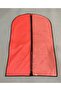 Suit Cover, Clothes Protector and Carrying Gamboç 64*100 Cm Semi PVC Transparent, Red - 2