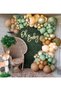 Mold Green Skin Caramel Gold Chrome 100 Pieces Balloons and Balloon Chain