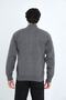 Father Zippered Steel Knitted Double Pocket Collar Autumn - Winter Thick Men's Cardigan - 4
