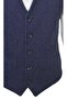 Men's Vest V-Neck Navy Blue Stamp 50453 - 4