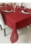 Glittery Carefree Living Room Tablecloth Red 13 Pieces - 4