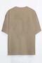 Anxiety Printed Unisex Black - White - Orange - Beige Oversize T-shirt - 2