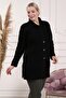 Thick Quality Steel Knit Polo Collar Front Buttoned Stylish Classic Long Mother Cardigan - 5