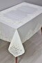 120x150 Ready Lace Look Erasable PVC Oilcloth Tablecloth Magnolia - 2