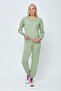 Women's Green Maternity Tracksuit Set