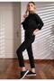 High Waist Vintage Slim Fit Trousers