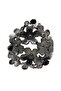 Women's Anthracite Lacquer Plated Adjustable Wildflower Ring - 5