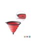 Red Qlux Accordion Funnel Oval Foldable Funnel