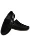 Men's Black Suede Loafer Shoes - 6
