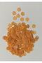 Metallic Coating Snowflake Plastic Hand-Embroidered Sequins. 15 Grams. 980-985 Pieces. Salmon. - 3