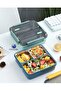 Portable Three Compartment 304 Stainless Steel Student And Office Lunch Box Leak Proof 950ml - 6
