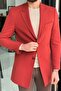 Slim Cut Pointed Collar Wool Coat - 3