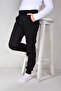 Unisex Kids Black Pocket 3 Thread Thick Fleece Tracksuit Bottom