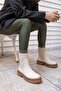Paprica Women's Beige Genuine Leather Boots