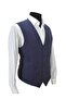 Men's Vest V-Neck Navy Blue Stamp 50453 - 2
