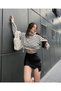 Women's Fleece-Lined Leather Black Skirt - 6