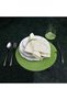 American Serving Plate Set Pistachio Green 6 Plates and 6 Coasters and 6 Napkin Holders - 2
