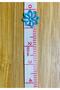 Metallic Coating Snowflake Plastic Hand-Embroidered Sequins. 15 Grams. 980-985 Pieces. Turquoise. - 7