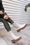 Paprica Women's Beige Genuine Leather Boots - 2
