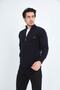 Dad Zippered Steel Knit Men's Cardigan - 3