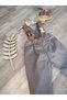 Gray Tan Baby Boy Salopet Teddy Bear Concept 1 Year Old Birthday Outfit - 3