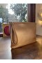 Women's Zippered Lined Leather Portfolio Clutch Hand Makeup Bag Organizer - 7