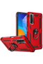 Huawei P Smart 2021 Case Zore Vega Tank Ring Stand Cover - 3