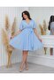 Short Sleeve Straight Chiffon Dress