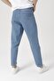 Denim Men's Blue Boyfriend Buttoned Trousers Jeans - 3
