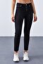 Mina Mina Black High Waist Mom Smart Slim Fit Jeans - 7