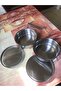 2-Layer Food Carrying Container Stainless Lunch Box 12x6cm - 4
