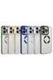 Apple iPhone 11 Pro Case Camera Protected Logo Showing Zore Omega Transparent Cover - 3