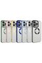 Apple iPhone 14 Pro Case with Camera Protection Logo Showing Zore Omega Transparent Cover - 3