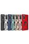 Huawei P Smart 2021 Case Zore Vega Tank Ring Stand Cover - 4